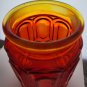 LE Smith glass Red moon and stars large canister