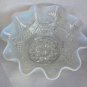 Dugan glass Co. Opalescent Dragon Lady bowl