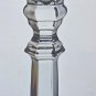 Pair Signed Tiffany Glass candle sticks USA , crystal