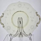 Lancaster Glass Co. Yellow Jubilee serving plate