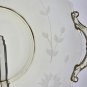 Lancaster Glass Co. Yellow Jubilee serving plate