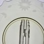 Lancaster Glass Co. Yellow Jubilee serving plate