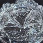 L.E Smith clear Glass cabbage bowl with lid