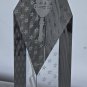 Glass art optical sculpture stars and strpes