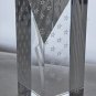 Glass art optical sculpture stars and strpes