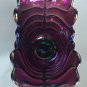 L E Smith Glass oval purple deep bowl/vase