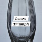 Lenox Cut glass Crystal Triumph large vase Made in USA Signed