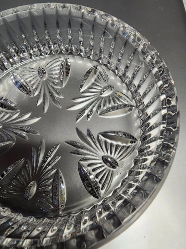 Signed Waterford crystal wine coaster
