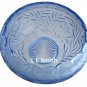 L E Smith Glass blue punch bowl Pick up only