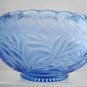 L E Smith Glass blue punch bowl Pick up only