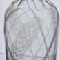 Cut Glass Wheat Decanter