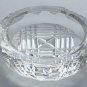 Hand Cut Glass faceted paperweight, hand cut crystal