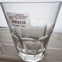 Hand cut glass double on rocks signed Seneca pair