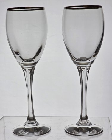 Gorham Crystal Andante tall Platinum wine