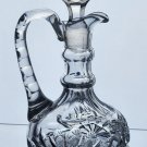 Cut glass abp Antique handled cruid