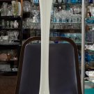 Tall glass white vase - 27.75" high