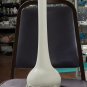 Tall glass white vase - 27.75" high