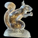 L.E. SMITH glass miniature Squirrel