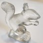 L.E. SMITH glass miniature Squirrel