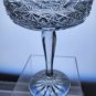 Cut Glass compote Antique floral