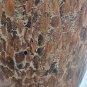 Sparkle spatter Art glass black and gold vase
