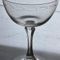 Pair Signed Lenox Crystal sentiment tall sherbet's glasses replacement