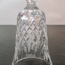 Signed Waterford Hand Cut glass Christmas 1994 BELL