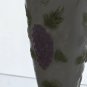 L.E Smith Glass painted grapes vase..