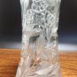 Cut glass corset vase antique