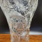 Cut glass corset vase antique