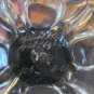 Signed art glass amethyst dish