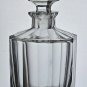 Vintage hand cut glass fluted panel decanter