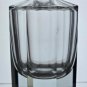 Vintage hand cut glass fluted panel decanter