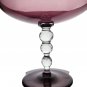 Amethyst vintage glass compote