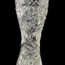 Cut glass vase antique Ch