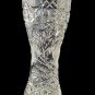 Cut glass vase antique Ch
