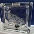 Glass money bank etched "Fruit of My Labor"