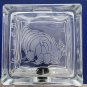 Glass money bank etched "Fruit of My Labor"