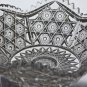 ABP cut glass 6 sides bowl American brilliant