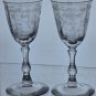 LENOX Navarra liquor glass, Crystal Made in USA Mt Pleasant PA Pair