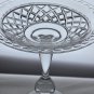 Hand Cut Glass compote