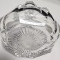 Glass perfume bottle swirl