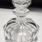 Glass perfume bottle swirl