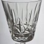 Signed Waterford CUT GLASS Rosslare goblet crystal pair