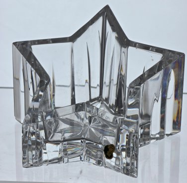 Signed Waterford crystal votive