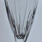 Mikasa cut glass flutes stemware pair
