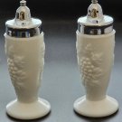 Wesmoreland Milk Glass salt and pepper Wesmoreland Milk Glass salt and pepper