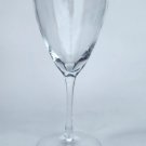 Signed Lenox Statuesque optic gold rim Crystal Beverage Made in USA mouth blown