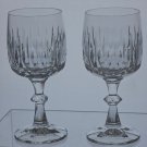 2 piece Schott - Zwiesel cut glass Crystal wine glass
