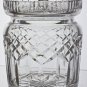 Signed Waterford crystal Lismore cookie jar with lid